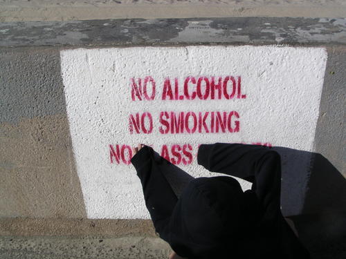 No Alcohol, No Smoking, No Ass